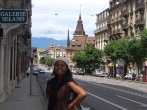 Posing in Old Geneva